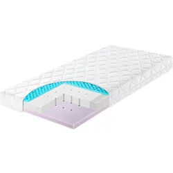 Zöllner Kindermatratze , Weiß , Textil , rechteckig , 60x120 cm , Hohenstein, Made in Germany, Oeko-Tex® Standard 100 , Bezug abnehmbar/waschbar, für Hausstauballergiker geeignet, klimatisierte Belüftungskanäle, optimale Belüftung, atmungsaktiv, schadstoffgeprüft, alternative Größen erhältlich, Wendematratze , Babymöbel & Kindermöbel, Babyzimmer, Babymatratzen