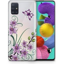 König Design Hülle Handy Schutz für Samsung Galaxy A32 5G Case Cover Tasche Bumper Etuis TPU (Galaxy A32 5G), Smartphone Hülle, Violett