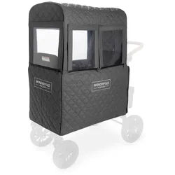 Wonderfold Regenverdeck , Schwarz , Textil , 87x104.14x46.36 cm , Baby on Tour, Kinderwagen, Kinderwagenzubehör, Kinderwagen-Regenschutz & Babyschalen-Regenverdecke