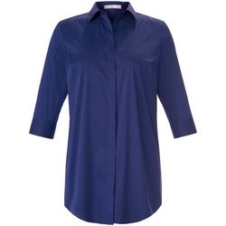 Longbluse 3/4-Arm Emilia Lay blau