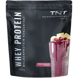 TNT Whey Protein Konzentrat - Eiweißpulver (Kirsche-Banane) Pulver 1 kg
