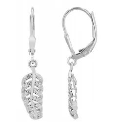 Adelia ́s Paar Ohrhänger Damen Ohrhänger aus 925 Sterling Silber und Zirkonia silberfarben