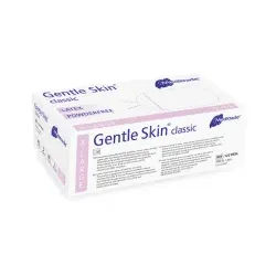 Meditrade Gentle Skin® classic Latex Untersuchungshandschuh, Einmalhandschuh - Puderfrei, unsteril, mikrogeraut, 1 Karton = 10 x 100 = 1000 Stück, Größe XL