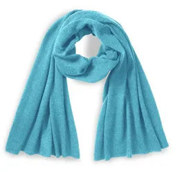L’écharpe Peter Hahn Seide/Kaschmir turquoise