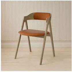 Hammel Furniture Stuhl Mette by Hammel (1 St), Massivholz, gepolsterte Sitz- & Rückenlehne, versch. Farbvarianten braun