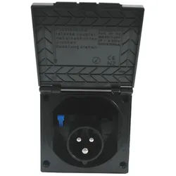 HABA B.V. Steckdose CEE Einspeisungssteckdose IP44 220V - 240V schwarz schwarz