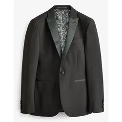 Next Baukastensakko Smoking: Skinny Fit Sakko (1-tlg) schwarz 24 (GB: 38S)