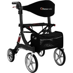 Bescomedical Leichtgewicht Rollator Spring | Allround-Rollator 1 St grau