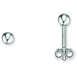 ONE ELEMENT Paar Ohrhänger Kugel Ohrringe Ohrstecker aus 925 Silber, Bedeutungsvoll & zeitlos – ein Begleiter mit Persönlichkeit silberfarben