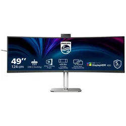 Philips 49B2U5900CH/00 TFT-Monitor (124 cm/48.8 ", 5120 x 1440 px, Dual QHD, 4 ms Reaktionszeit, 75 Hz, LCD)