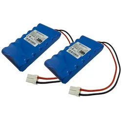 Trade-Shop 2x Akku passend für Techline Next Tech LX2 ZR, Q, Quad L6, X2.5, X2.9 Akku Li-Ion 2500 mAh (25,9 V)