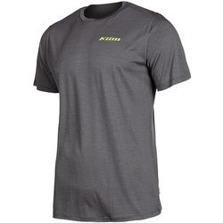 Klim Teton Merino Wool Short Funktionsshirt, grau, Größe XL für Männer