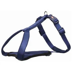 TRIXIE Hunde-Geschirr Trixie Premium Y-Geschirr - indigo Bauchumfang / Breite: 50-60 cm/15 1.5 cm x 50 cm - 60 cm