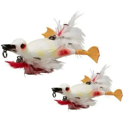 Savage Gear Kunstköder 3D DUCK 10,5cm oder 15cm Floating/Schwimmend Oberflächenköder, Brillanter Köder für Hecht, Musky und große brutale Waller!
