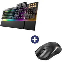 Be Quiet Maus Dark Perk Sym + Tastatur Dark Mount Silent Linear RGB-LED
