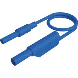 MAL S WSB-25 BL - Messleitung, 2,5 mm2, 0,25 m, blau, gesichert, stapelbar