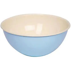 Riess Salatschüssel , Blau , Metall , rund , 30.2x13.6x30.2 cm , hitzebeständig , Geschirr, Schalen & Schüsseln, Salatschüsseln