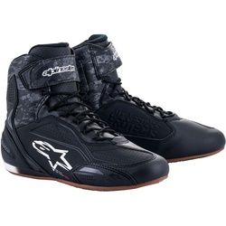 Alpinestars Faster 3 2022, Schuhe - Schwarz/Dunkelgrau - 10 US