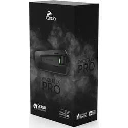 Cardo Packtalk PRO Kommunikationssystem Einzelset, schwarz für Männer