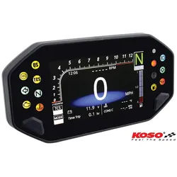 KOSO Digitales Multifunktions-Cockpit RX-4 für MT-07/09, XSR 700/900