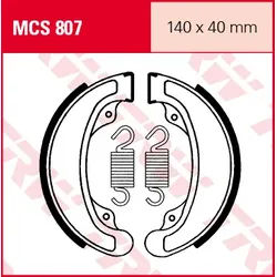 TRW Lucas Bremsbacken MCS807