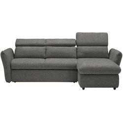 Stylife Ecksofa , Anthrazit , Textil , Ottomane rechts, L-Form , 240x172 cm , Stoffauswahl, seitenverkehrt erhältlich , Wohnzimmer, Sofas & Couches, Wohnlandschaften, Ecksofas