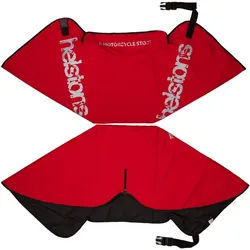 Helstons Pilote Regenschutz für Rollerfahrer, rot für Männer