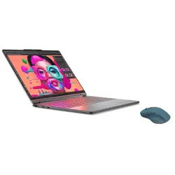 Lenovo Yoga 9 2-in-1 14 U7-32GB-1TB + Maus Intel® Core Ultra 7 258V Prozessor LPE-Kerne bis zu 3,70 GHz P-Kerne bis zu 4,80 GHz , 32 GB MOP, Windows 11 Home 64, 1 TB SSD M.2 2242 PCIe 4.0 TLC, 14 Inch, Luna Grey