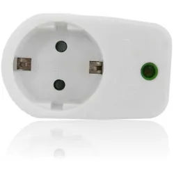 Überspannungsschutzstecker weiß