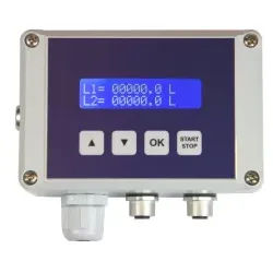 Bevi Control Volumenmesssystem, Volumenmesssystem Ultraschallmessung, 2S für max. 2 Leitungen