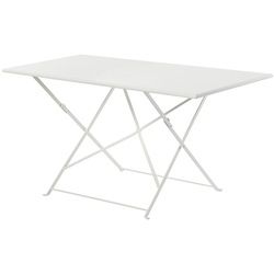 Klapptisch Flower Ethimo weiß, Designer Ethimo Design Studio, 75x160x80 cm