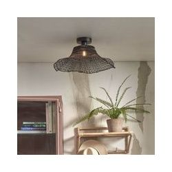 GOOD & MOJO Ibiza Deckenlampe Ø 50cm schwarz