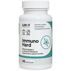 Lab-v Immuno Hard – Unterstützung des Immunsystems für Hunde und Katzen, 45 Kapseln