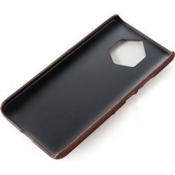 Screenguard Nokia 9 PureView CardCaddy Leder Backcase mit Kartenfächern (Nokia 9 PureView), Smartphone Hülle, Schwarz