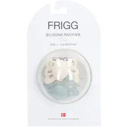 Frigg Silikon Schnuller Schmetterling Creme - Salbei 0-6 Monate