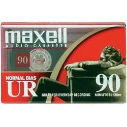 MAXELL Audiokassette UR-90 5er Pack