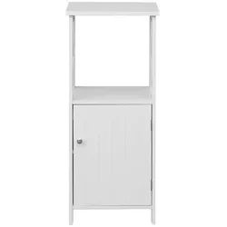 Mobili Rebecca Badezimmerschrank Weiß 30/40/92 cm , Holzwerkstoff , 30x92x40 cm , Badezimmer, Badezimmerschränke, Midischränke