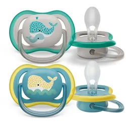 Philips Avent® Ultra Air Schnuller 18M+ Wal-Motive 2 Stück