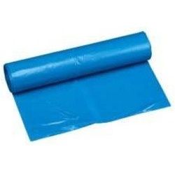 Papstar Müllsäcke, LDPE, 120 Liter, L 110 cm x B 70 cm, Farbe: blau, 1 Karton = 10 Rollen à 25 Stück