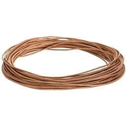vidaXL Lederband Leder Schnur Braun Ø1,5 mm x 50 m Leder (1-tlg) braun