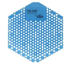 Urinalsieb WAVE 3D Duft Cotton Blossom, blau, 16,5 x 17,8 x 2 cm, Urinaleinsatz für alle gängigen Urinale, 1 Stück, Eigenduft: Baumwollblütenduft