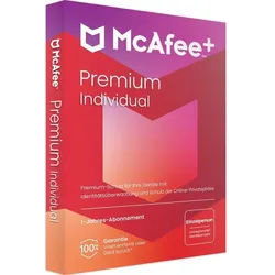 McAfee+ Premium Individual 2025 | Unbegrenzte Geräte | 1 Jahr | Jetzt günstig kaufen
