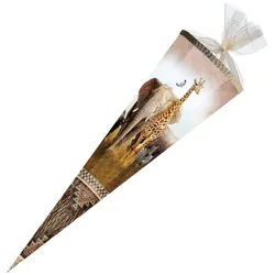 Nestler Schultüte Nestler Schultüte Safari 6eckig 85cm