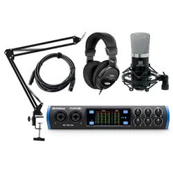 PreSonus Studio 68c 4.4 Audiointerface Podcast Set