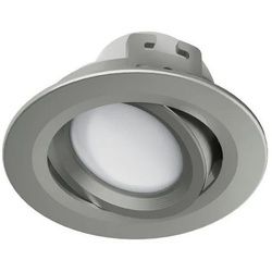 Hama Smarte LED-Leuchte WLAN LED Einbauspot, 5W, Sprachsteuerung, Appsteuerung, LED fest integriert, Warmweiß, Tageslichtweiß grau