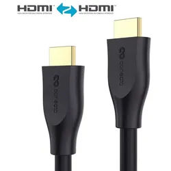 conecto conecto Premium Zertifiziertes High Speed HDMI Kabel mit Ethernet, HDMI-Kabel, (500 cm)