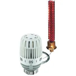 IMI Heimeier Thermostat-Kopf K, mit Wendel-Tauchfühler, 20-70 Grad C, Weiß 6672-00.500
