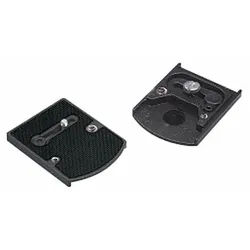 Manfrotto 410PL Schnellwechselplatte mit 1/4" und 3/8" Schraube