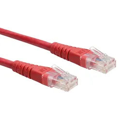 ROLINE Patchkabel Cat.6 (Class E) UTP, rot, 2 m