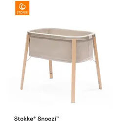 Stokke Beistellbett , Naturfarben, Beige , Holz, Metall, Textil , Buche , 59.7x76x87.1 cm , höhenverstellbar , Babymöbel & Kindermöbel, Babyzimmer, Babybetten